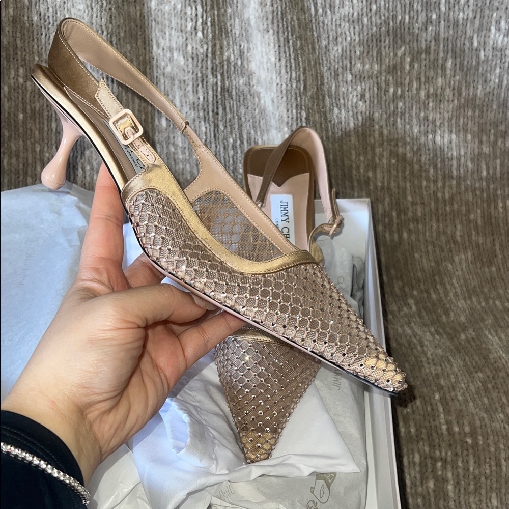 Jimmy Choo Amel 50 Slingback Heels
